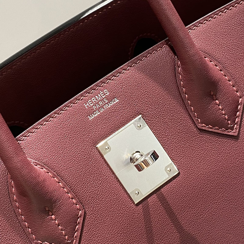 HERMES バーキンショルダーライト 29 Shoulder birkin ボルドー スイフト シルバー金具 2627400 エルメスバッグ 種類 - 画像 (5)