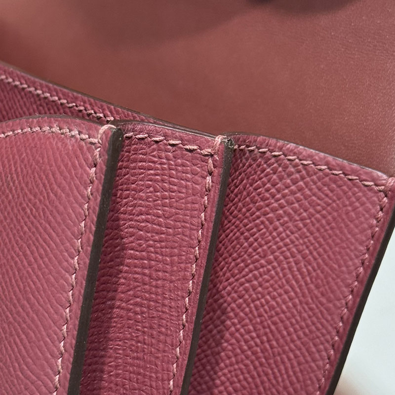 エルメス アウトレット 海外 HERMES コンスタンス3 ミニ ルビー ヴォーエプソン シルバー金具 2627417 コンスタンスミニ 定価 - 画像 (6)
