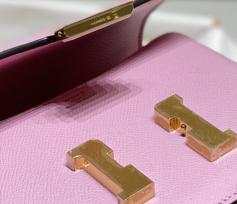 エルメス アウトレット 海外 HERMES コンスタンス3 ミニ モーヴシルベストル ヴォーエプソン ゴールド金具 2627418 コンスタンス ミニ 値段 - 画像 (7)