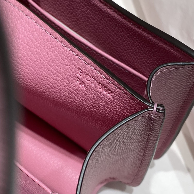 エルメス アウトレット 海外 HERMES コンスタンス3 ミニ モーヴシルベストル ヴォーエプソン シルバー金具 2627419 コンスタンス ミニ 人気色 - 画像 (6)