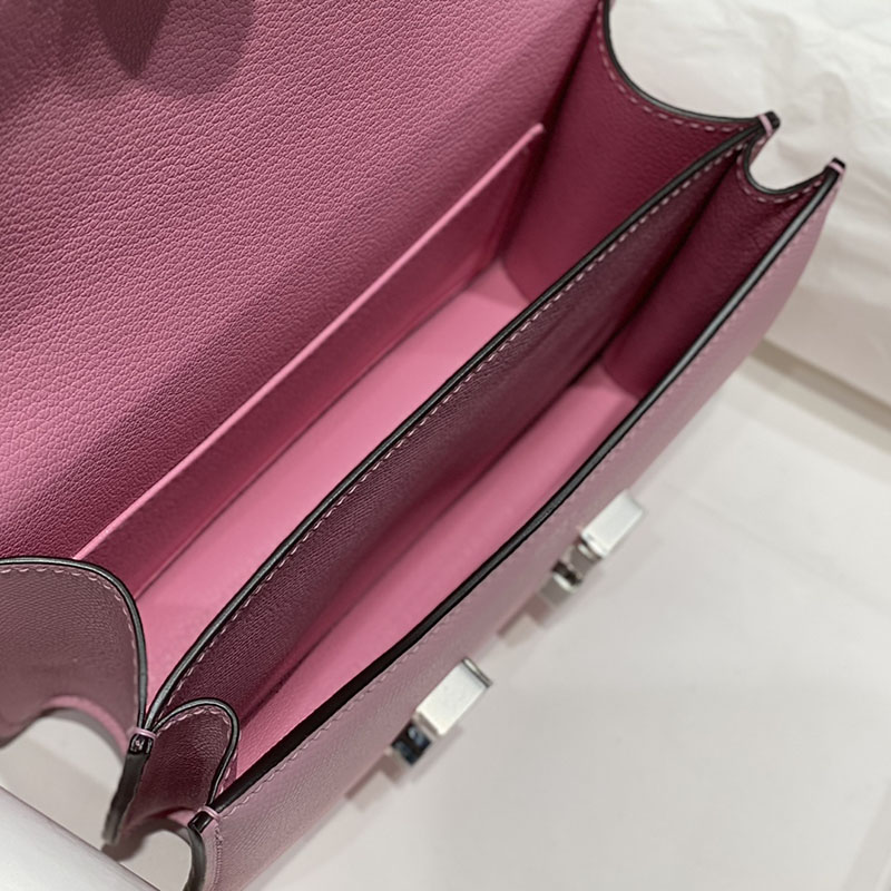 エルメス アウトレット 海外 HERMES コンスタンス3 ミニ モーヴシルベストル ヴォーエプソン シルバー金具 2627419 コンスタンス ミニ 人気色 - 画像 (4)