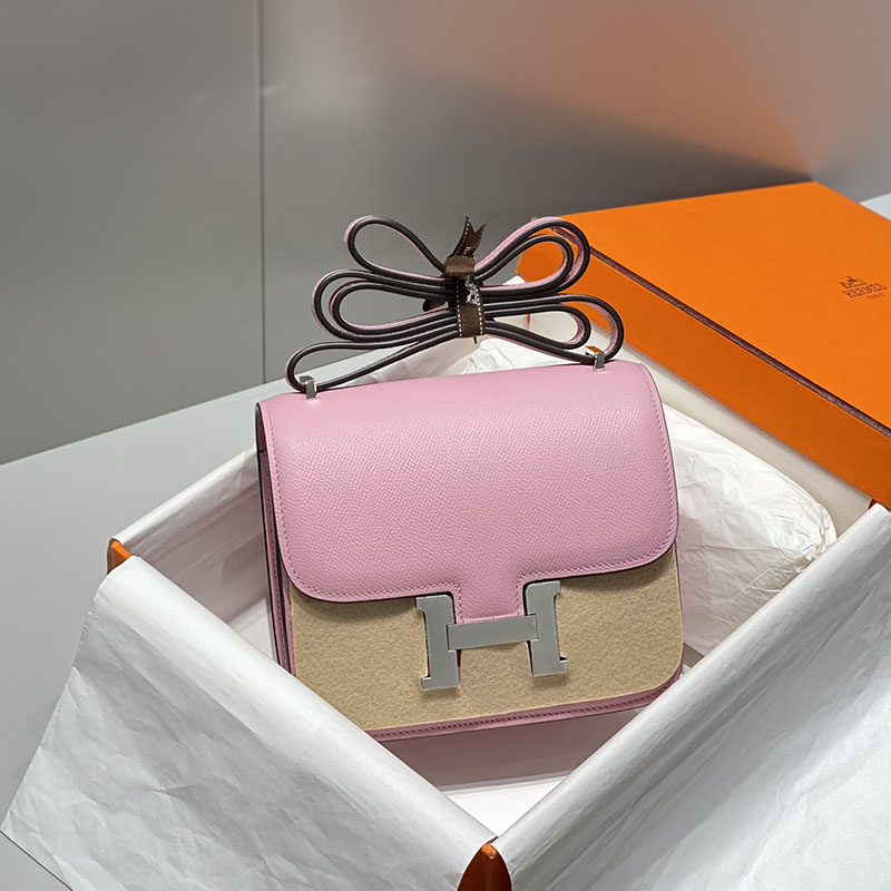 エルメス アウトレット 海外 HERMES コンスタンス3 ミニ モーヴシルベストル ヴォーエプソン シルバー金具 2627419 コンスタンス ミニ 人気色 - 画像 (3)