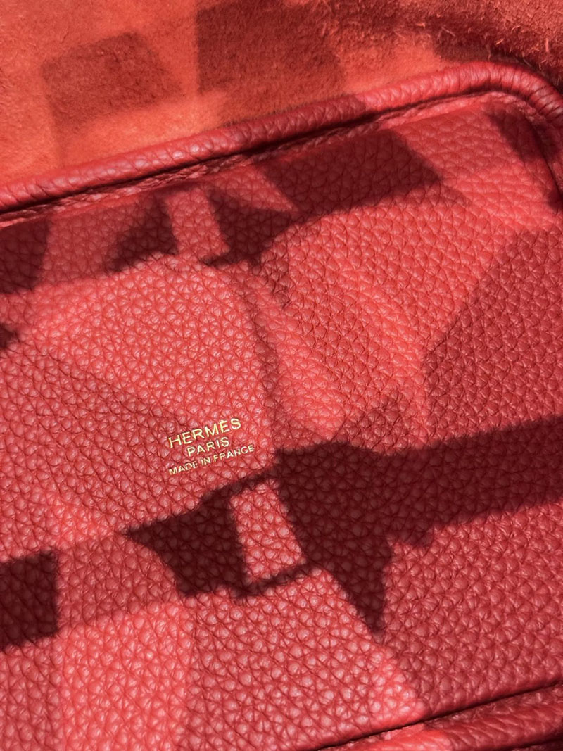 エルメス ピコタン人気色 HERMES ピコタンロック 18 PM ルージュカザック トリヨンクレマンス ゴールド金具 2627476 エルメス専門店 おすすめ - 画像 (7)