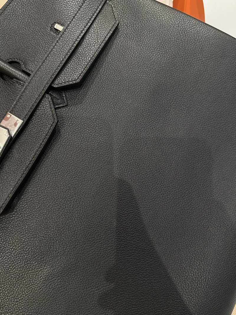 エルメスバーキン40コピー HERMES バーキン40 黒 ブラック エバーカラー シルバー金具 2627487 エルメス専門店 おすすめ - 画像 (3)