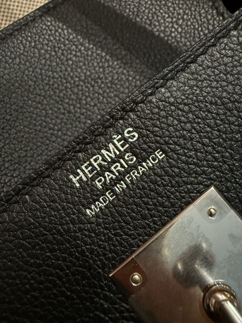 エルメスバーキン40コピー HERMES バーキン40 黒 ブラック エバーカラー シルバー金具 2627487 エルメス専門店 おすすめ - 画像 (13)
