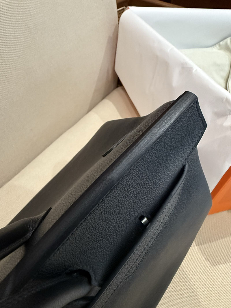 エルメスバーキン40コピー HERMES バーキン40 黒 ブラック エバーカラー シルバー金具 2627487 エルメス専門店 おすすめ - 画像 (10)