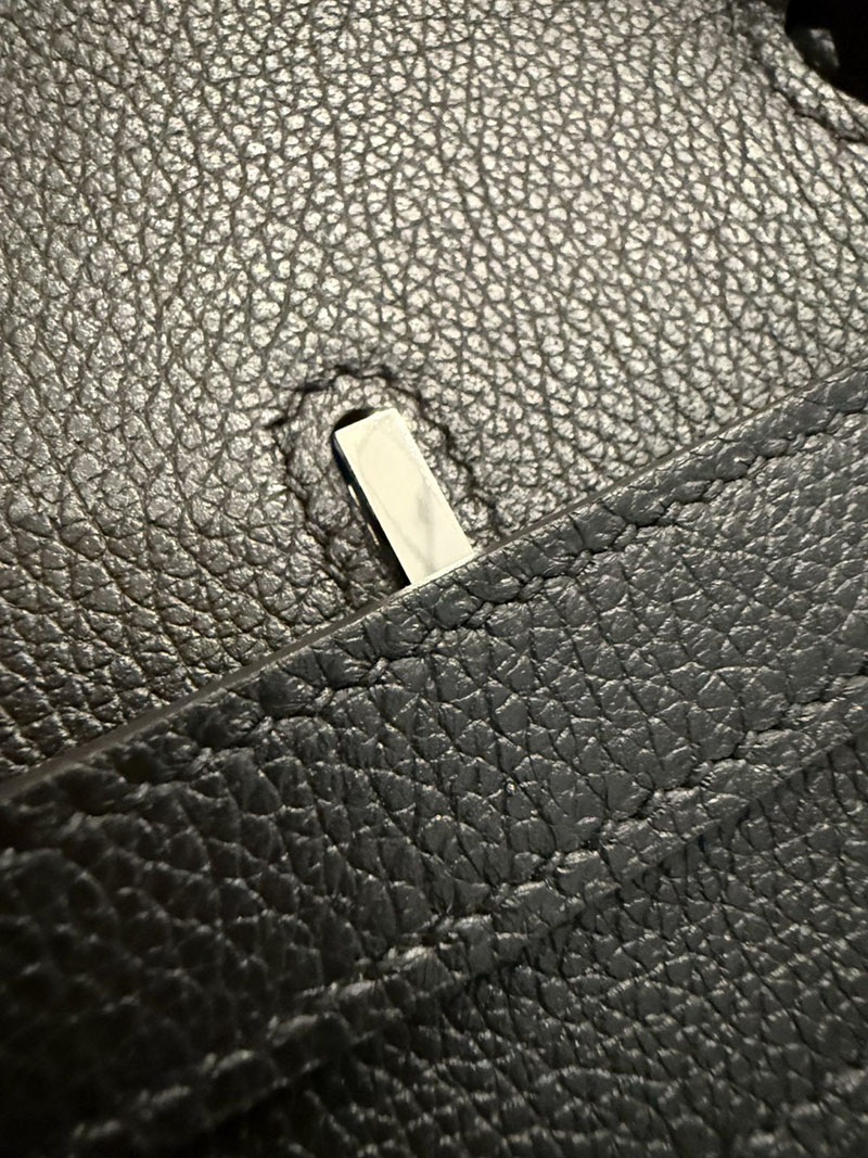 エルメスバーキン40コピー HERMES バーキン40 黒 ブラック エバーカラー シルバー金具 2627487 エルメス専門店 おすすめ - 画像 (9)