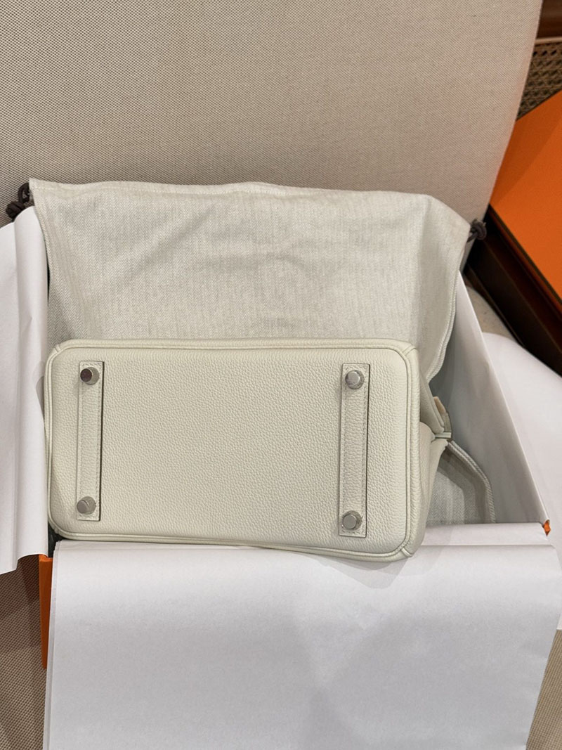 エルメス バーキン25 定価 HERMES バーキン25 マッシュルーム トゴ シルバー金具 2627490 エルメス専門店 おすすめ - 画像 (14)