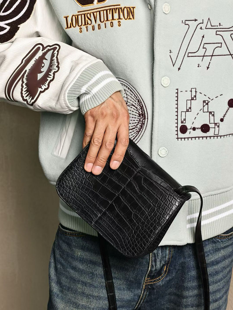 アルザンミニ 定価 HERMES アルザンミニ 黒 ブラック クロコダイル シルバー金具 2627496 エルメス専門店 おすすめ - 画像 (6)