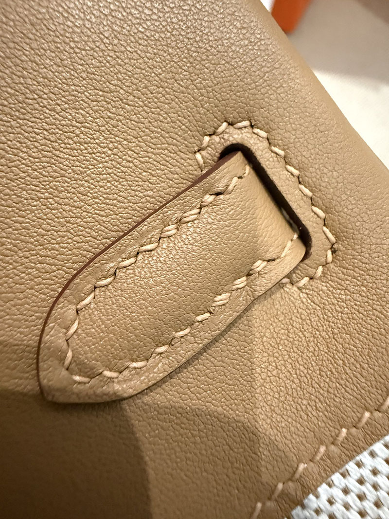 エルメス バーキン 人気 HERMES バーキン25 キャンバス グリアスファルト スイフト/トワル シルバー金具 2627502 エルメス専門店 おすすめ - 画像 (6)