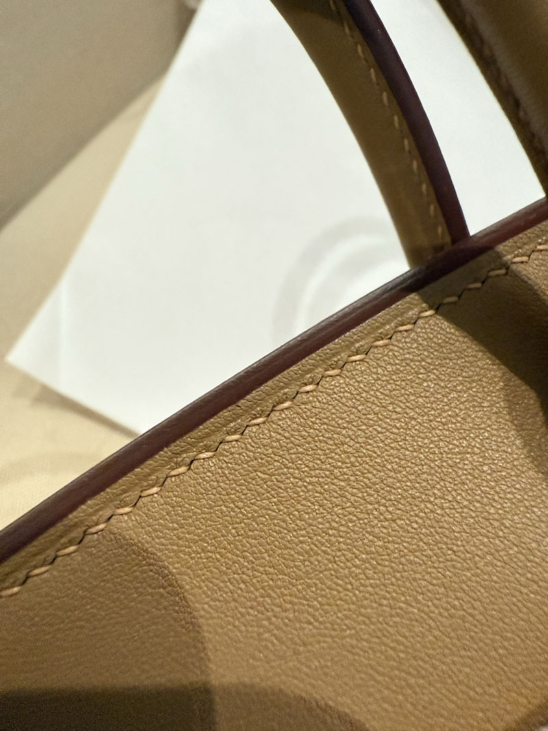 エルメス バーキン 人気 HERMES バーキン25 キャンバス グリアスファルト スイフト/トワル シルバー金具 2627502 エルメス専門店 おすすめ - 画像 (14)
