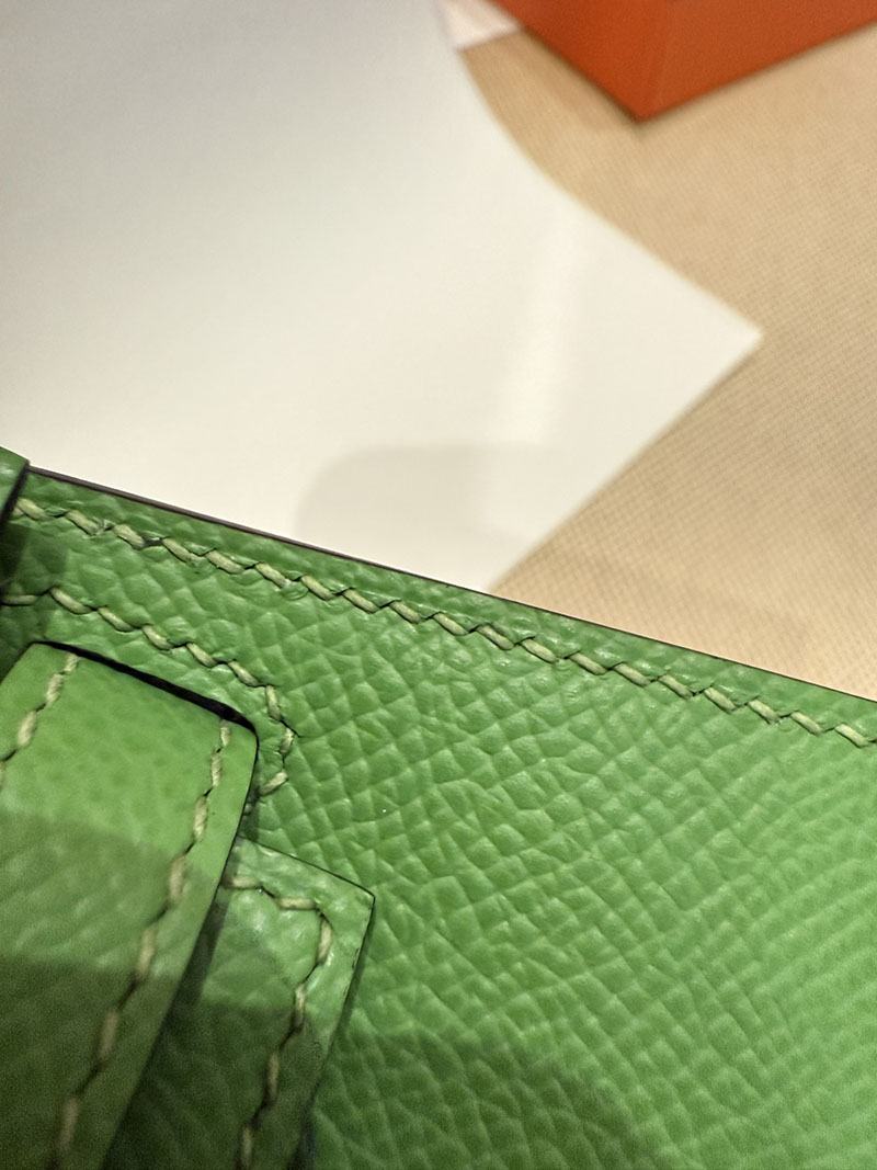 エルメス ミニケリー 定価 HERMES ケリーミニ2 外縫い ヴェールヴェルティゴ ヴォーエプソン ゴールド金具 2627505 エルメス専門店 おすすめ - 画像 (8)