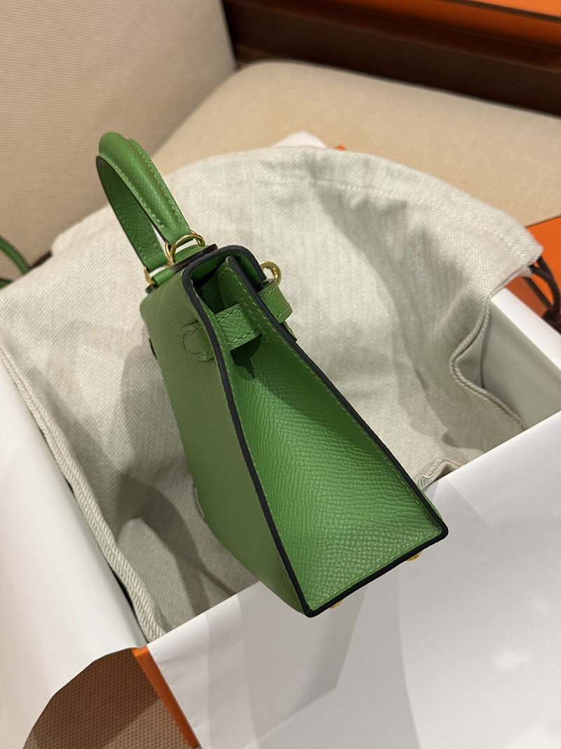エルメス ミニケリー 定価 HERMES ケリーミニ2 外縫い ヴェールヴェルティゴ ヴォーエプソン ゴールド金具 2627505 エルメス専門店 おすすめ - 画像 (7)