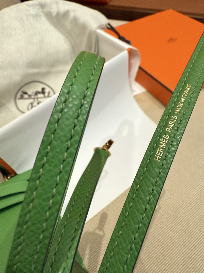 エルメス ミニケリー 定価 HERMES ケリーミニ2 外縫い ヴェールヴェルティゴ ヴォーエプソン ゴールド金具 2627505 エルメス専門店 おすすめ - 画像 (5)