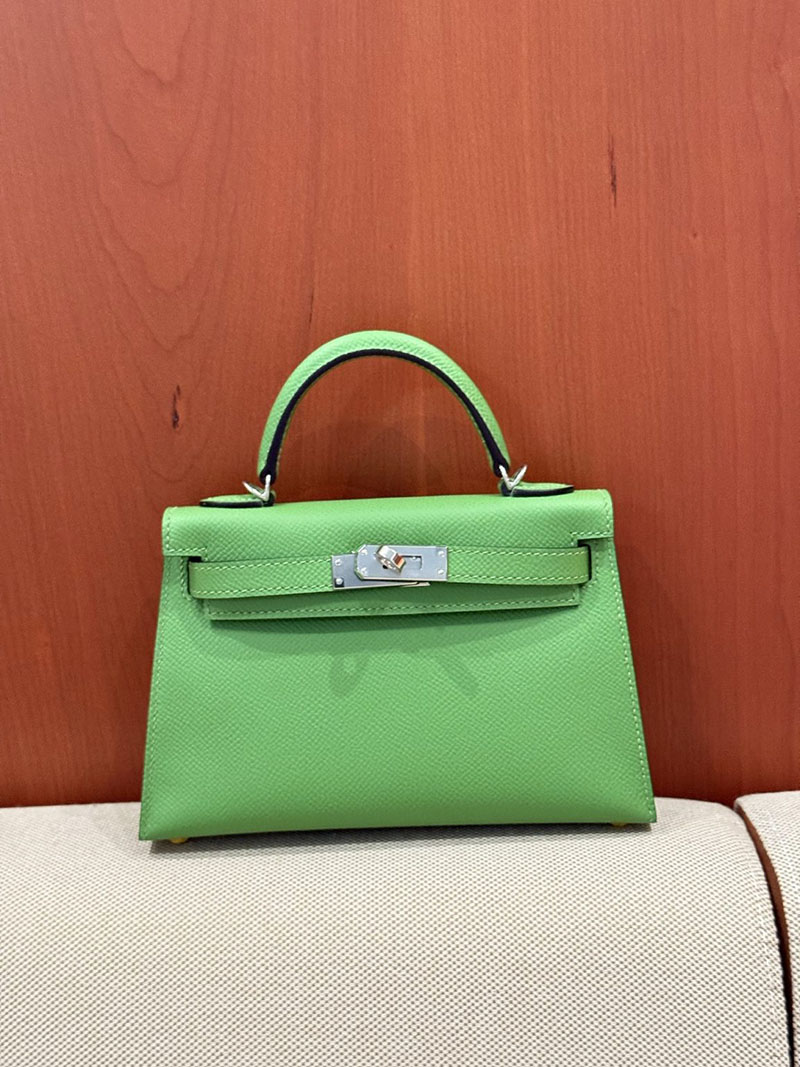 エルメス ミニケリー20 HERMES ケリーミニ2 外縫い ヴェールヴェルティゴ ヴォーエプソン シルバー金具 2627506 エルメス専門店 おすすめ - 画像 (3)