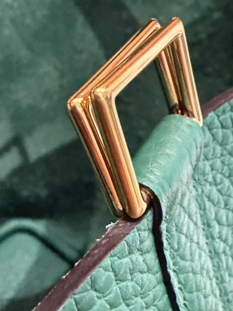エルメス ピコタン コーデ HERMES ピコタンロック 18 PM マラカイト トリヨンクレマンス ゴールド金具 2627510 エルメス専門店 おすすめ - 画像 (8)