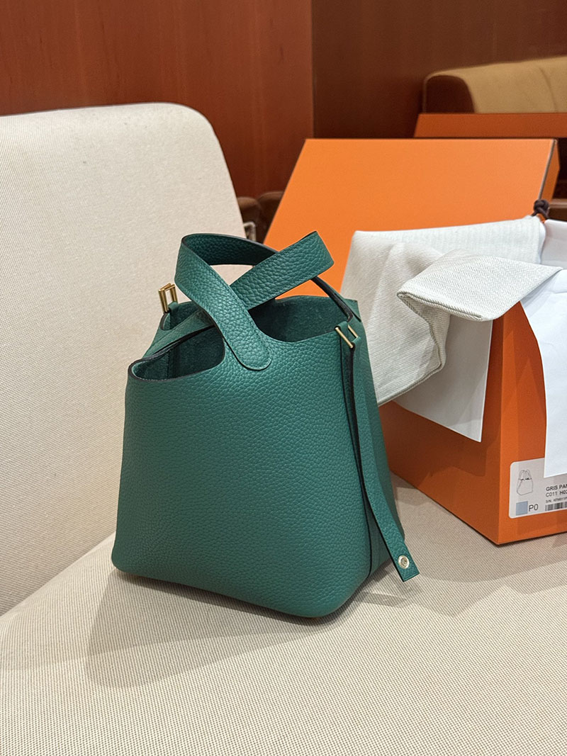 エルメス ピコタン コーデ HERMES ピコタンロック 18 PM マラカイト トリヨンクレマンス ゴールド金具 2627510 エルメス専門店 おすすめ - 画像 (7)