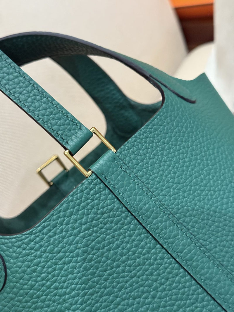 エルメス ピコタン コーデ HERMES ピコタンロック 18 PM マラカイト トリヨンクレマンス ゴールド金具 2627510 エルメス専門店 おすすめ - 画像 (4)