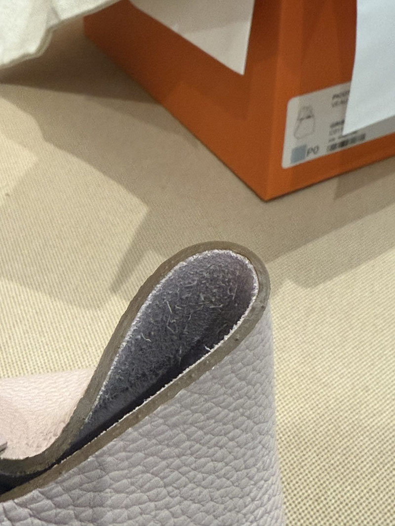 ピコタン タッチ クロコ 定価 HERMES ピコタンロック 18 PM モーヴペール トリヨンクレマンス クロコダイル シルバー金具 2627513 エルメス専門店 - 画像 (7)
