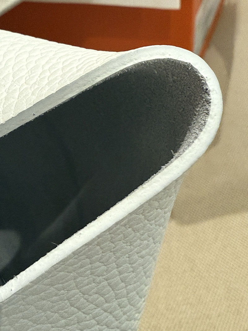 ピコタン ロックタッチ アリゲーター HERMES ピコタンロック 18 PM ホワイト トリヨンクレマンス クロコダイル シルバー金具 2627514 - 画像 (3)