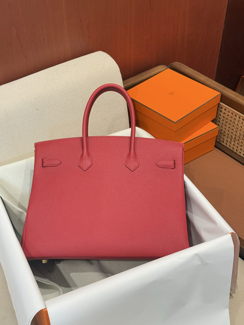 流行り廃り のないブランドバッグ HERMES バーキン35 ルージュカザック トゴ ゴールド金具 2627516 エルメス専門店 おすすめ - 画像 (4)
