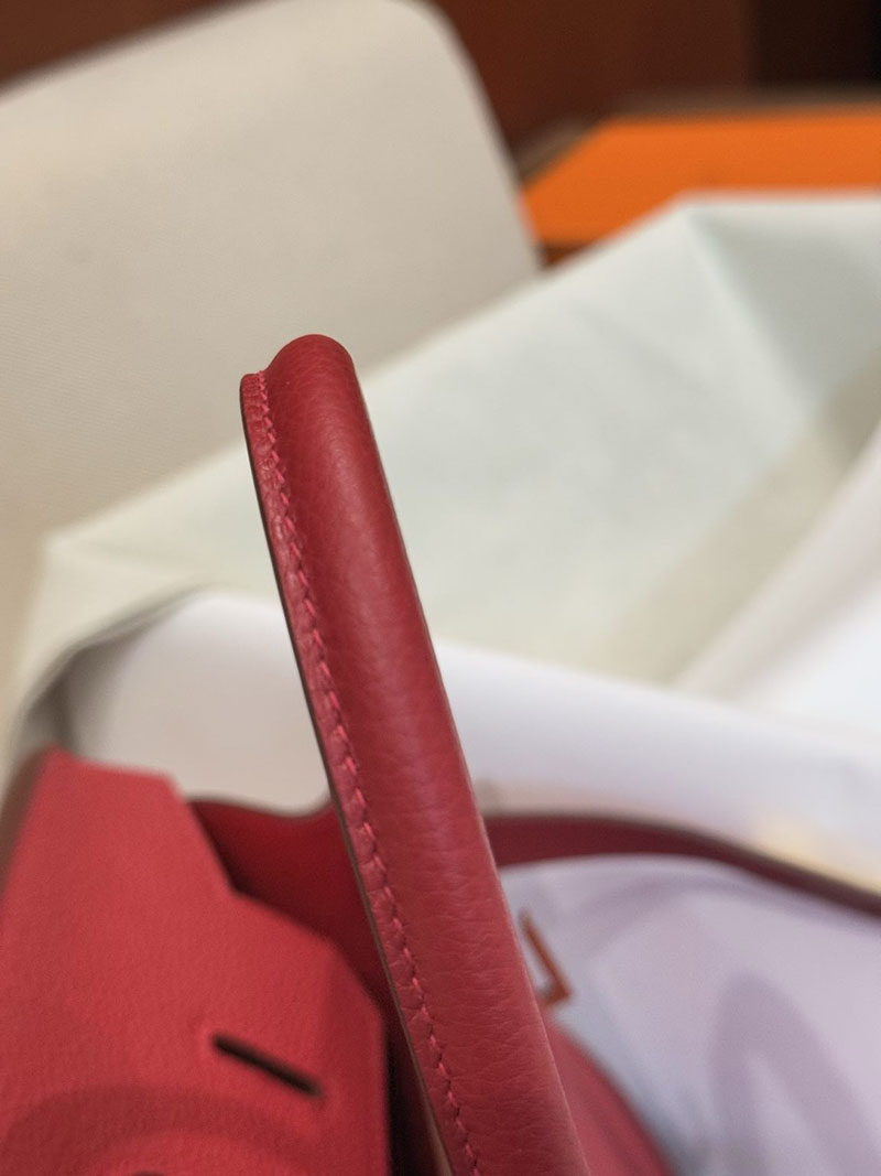 流行り廃り のないブランドバッグ HERMES バーキン35 ルージュカザック トゴ ゴールド金具 2627516 エルメス専門店 おすすめ - 画像 (15)