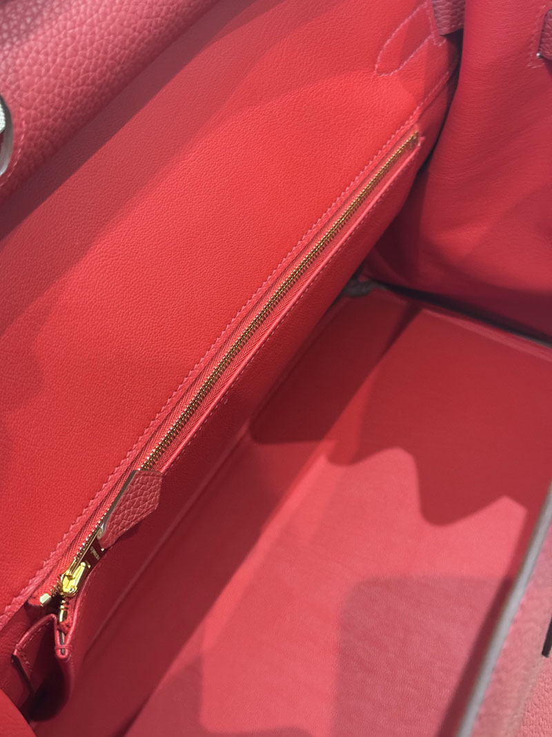 流行り廃り のないブランドバッグ HERMES バーキン35 ルージュカザック トゴ ゴールド金具 2627516 エルメス専門店 おすすめ - 画像 (11)