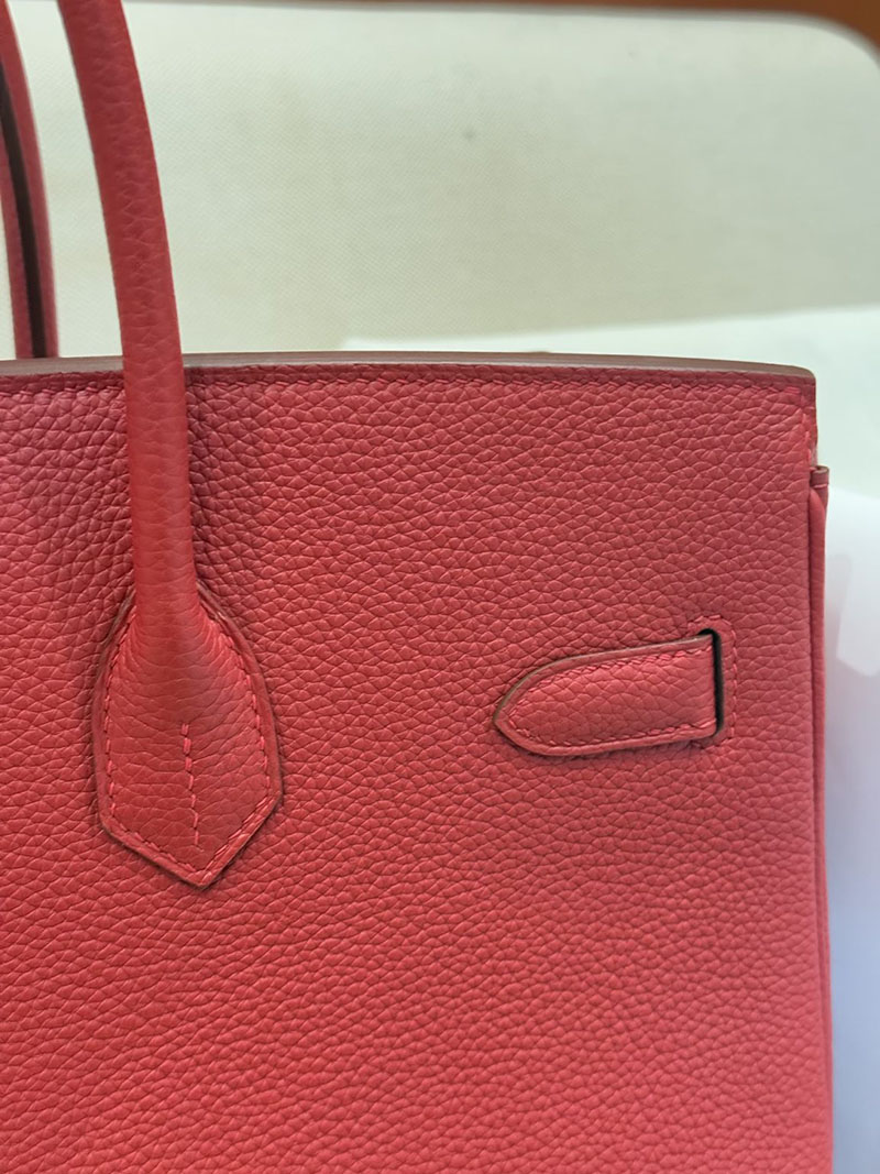 流行り廃り のないブランドバッグ HERMES バーキン35 ルージュカザック トゴ ゴールド金具 2627516 エルメス専門店 おすすめ - 画像 (9)