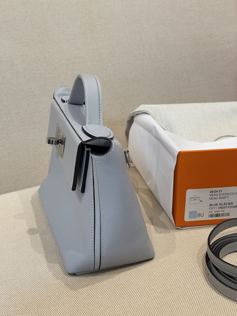 ショルダーバッグ 小さめ おしゃれ 安い HERMES ミニ ヴァンキャトル グリメイヤー エバーカラー/スイフト シルバー金具 2627520 エルメス専門店 - 画像 (8)