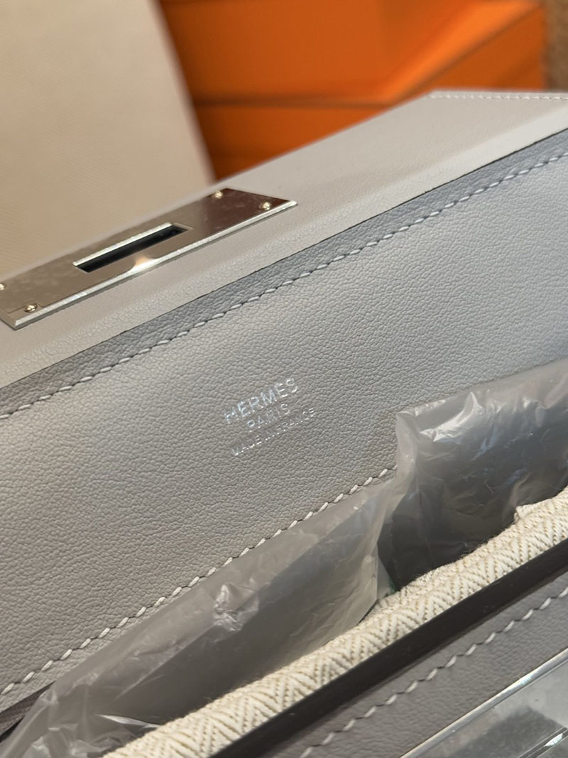 ショルダーバッグ 小さめ おしゃれ 安い HERMES ミニ ヴァンキャトル グリメイヤー エバーカラー/スイフト シルバー金具 2627520 エルメス専門店 - 画像 (7)