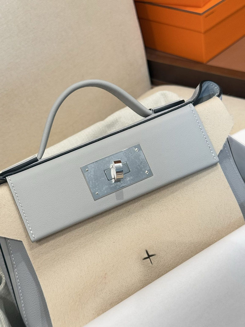 ショルダーバッグ 小さめ おしゃれ 安い HERMES ミニ ヴァンキャトル グリメイヤー エバーカラー/スイフト シルバー金具 2627520 エルメス専門店 - 画像 (6)