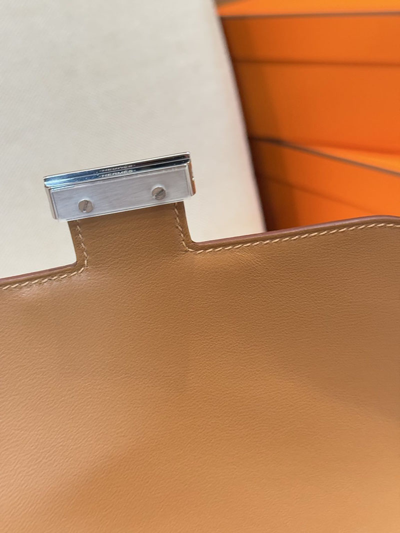 流行り のショルダーバッグ レディース HERMES コンスタンス3 ミニ ケブラコ シェブルミゾル シルバー金具 2627521 エルメス専門店 おすすめ - 画像 (9)