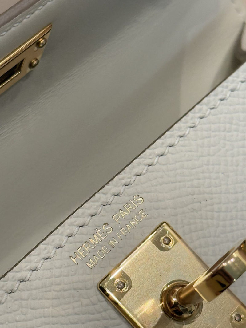 エルメス ミニバッグ レディース HERMES ケリーミニ2 外縫い クレ ヴォーエプソン ゴールド金具 2627536 エルメス専門店 おすすめ - 画像 (7)