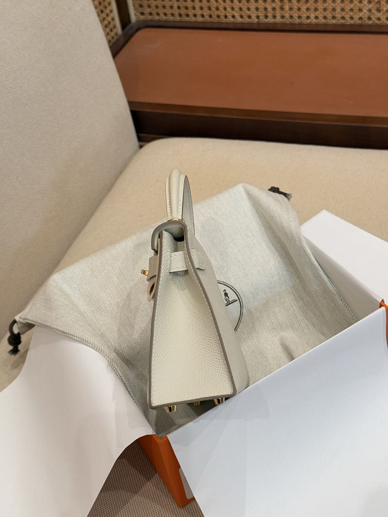 エルメス ミニバッグ レディース HERMES ケリーミニ2 外縫い クレ ヴォーエプソン ゴールド金具 2627536 エルメス専門店 おすすめ - 画像 (5)