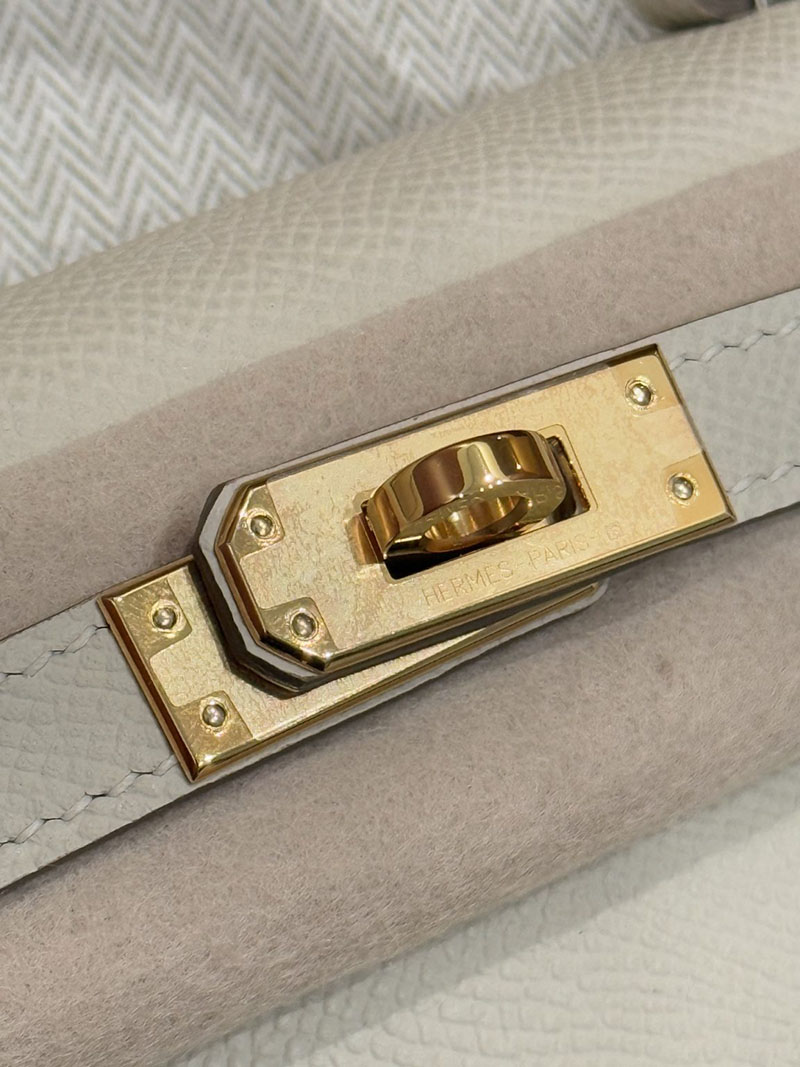 エルメス ミニバッグ レディース HERMES ケリーミニ2 外縫い クレ ヴォーエプソン ゴールド金具 2627536 エルメス専門店 おすすめ - 画像 (2)