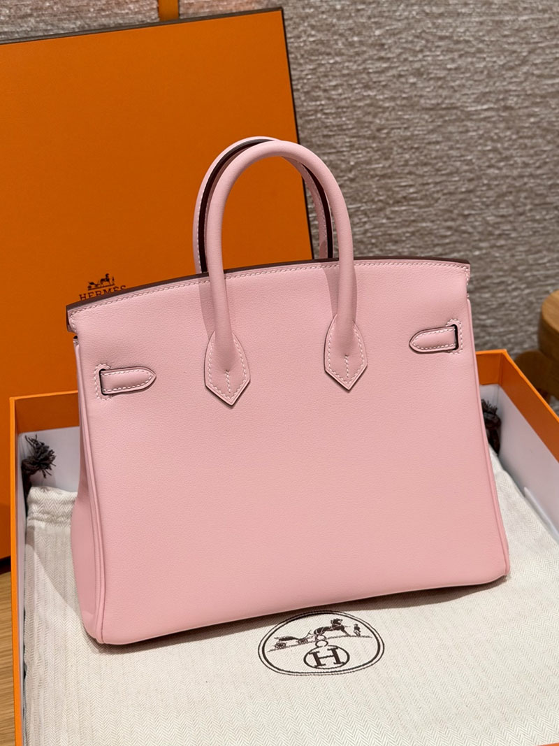 バーキン ヴェルソ 定価 HERMES バーキン25 ローズサクラ/ヴェールヴェルティゴ スイフト シルバー金具 2627563 エルメス アウトレット 店舗 - 画像 (4)