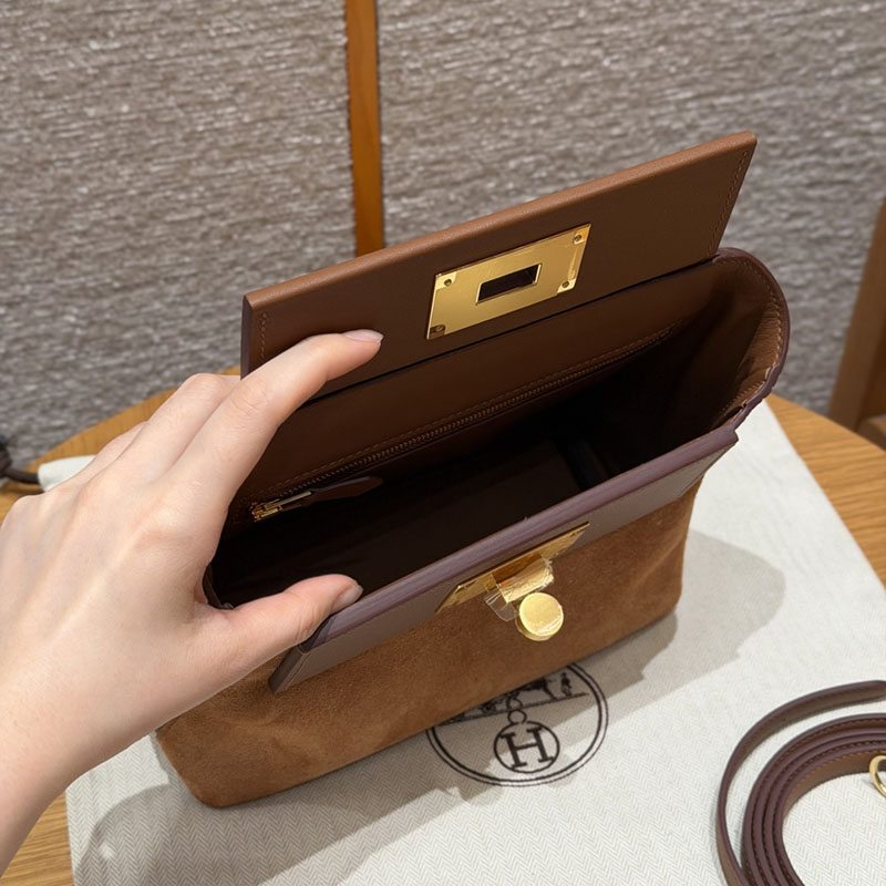 ヴァン キャトル ミニ ゴールド HERMES ミニ ヴァンキャトル ゴールド ヴォー・グリズリー/スイフト ゴールド金具 2627564 エルメス アウトレット 店舗 - 画像 (9)