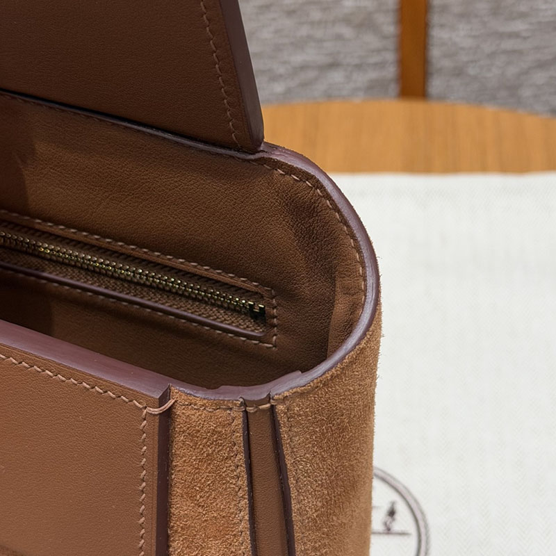 ヴァン キャトル ミニ ゴールド HERMES ミニ ヴァンキャトル ゴールド ヴォー・グリズリー/スイフト ゴールド金具 2627564 エルメス アウトレット 店舗 - 画像 (6)