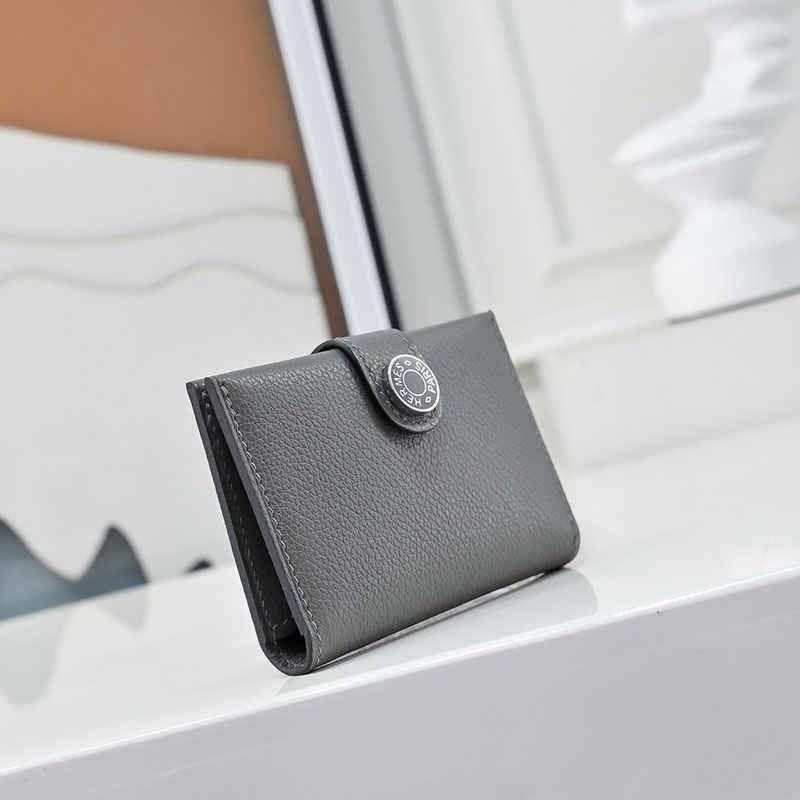 エルメス カードケース 財布代わり HERMES カードホルダー グリメイヤー エバーカラー シルバー金具 2627569 エルメス アウトレット 店舗 - 画像 (7)