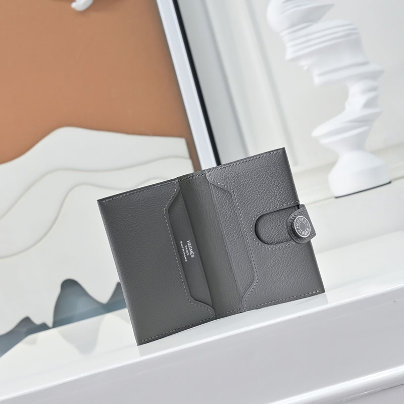 エルメス カードケース 財布代わり HERMES カードホルダー グリメイヤー エバーカラー シルバー金具 2627569 エルメス アウトレット 店舗 - 画像 (6)
