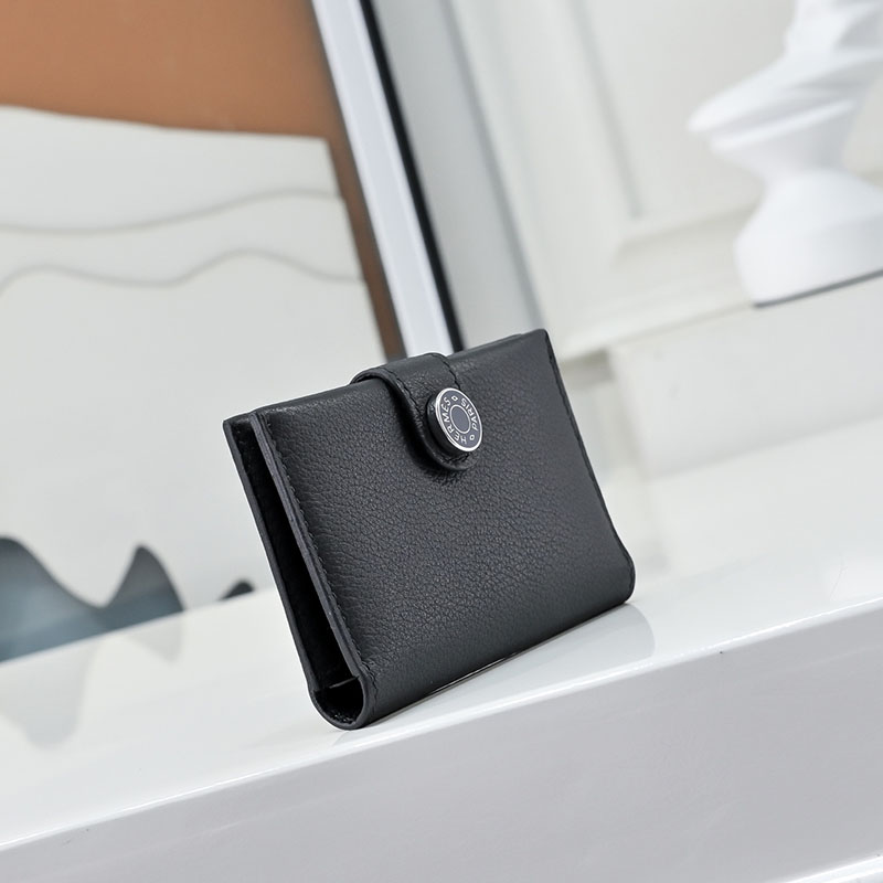 エルメス カードケース 人気 HERMES カードホルダー 黒 ブラック エバーカラー シルバー金具 2627570 エルメス アウトレット 店舗 - 画像 (5)