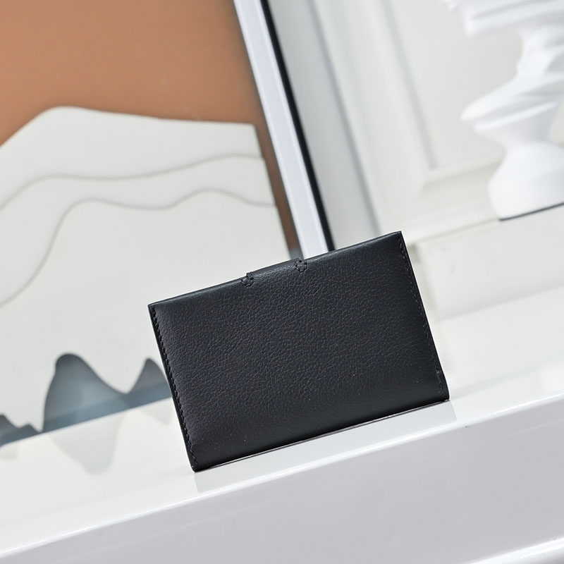 エルメス カードケース 人気 HERMES カードホルダー 黒 ブラック エバーカラー シルバー金具 2627570 エルメス アウトレット 店舗 - 画像 (2)
