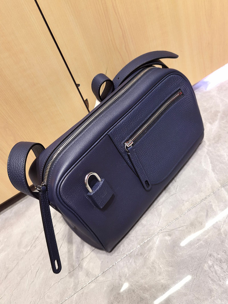 エルメス メンズ ショルダーバッグ HERMES プティ クーリエ ブルーニュイ エバーカラー/トリヨンクレマンス シルバー金具 2627597 海外通販 - 画像 (7)