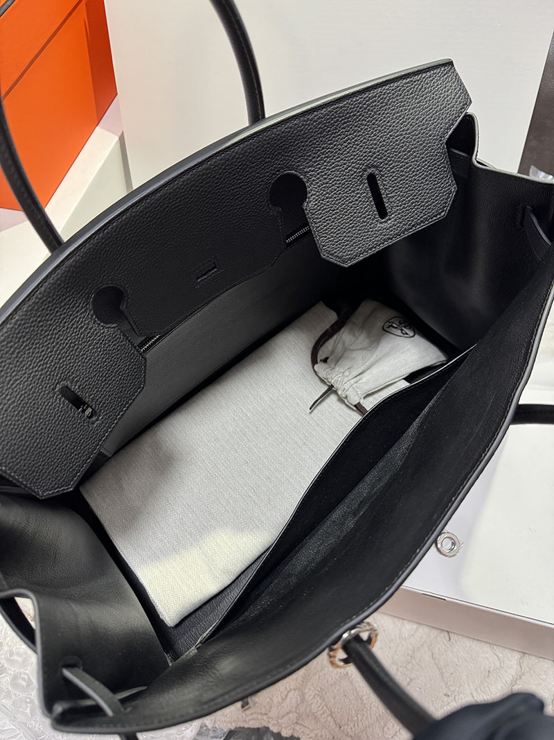 バーキン40 メンズ 定価 HERMES バーキン40 クロムハーツ 黒 ブラック トゴ シルバー金具 2627612 エルメス 海外通販 - 画像 (2)