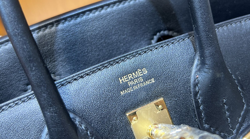バーキン 定価 2026 HERMES バーキン25 キャンバス 黒 ブラック スイフト/トワルアッシュ ゴールド金具 2627640 エルメス 海外通販 - 画像 (4)