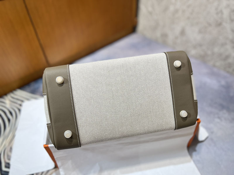 エルメス バーキン30 HERMES バーキン30 キャンバス エトゥープ スイフト/トワルアッシュ ゴールド金具 2627641 エルメス 海外通販 - 画像 (6)