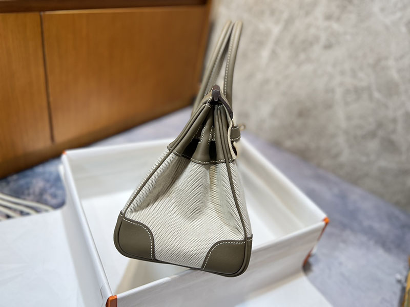 エルメス バーキン30 HERMES バーキン30 キャンバス エトゥープ スイフト/トワルアッシュ ゴールド金具 2627641 エルメス 海外通販 - 画像 (5)