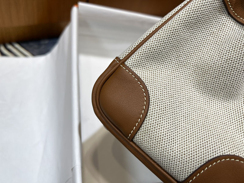 エルメス バッグ バーキン25 HERMES バーキン25 キャンバス ゴールド スイフト/トワルアッシュ ゴールド金具 2627644 エルメス 海外通販 - 画像 (3)