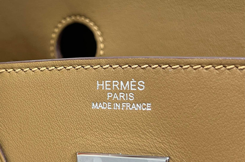 バーキン30 新品 HERMES バーキン30 キャンバス ビスキュイ スイフト/トワルアッシュ シルバー金具 2627648 エルメス 海外通販 - 画像 (3)