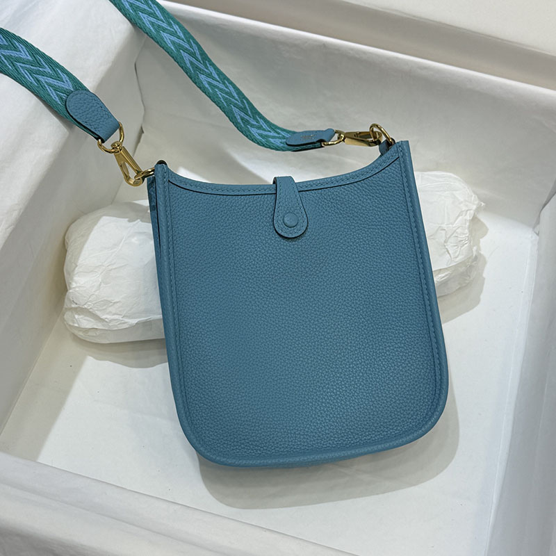 エルメス 斜 めがけ エブリン ミニ HERMES エヴリン TPM ブルージーン トリヨンクレマンス ゴールド金具 2627654 エルメス 海外通販 - 画像 (9)